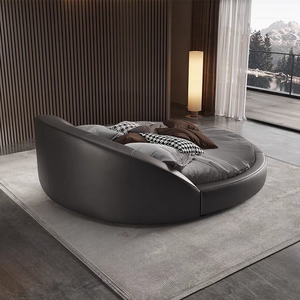 <span class=keywords><strong>Lit</strong></span> double super king size en tissu confortable, mobilier de chambre à coucher moderne italien, luxe, villa, hôtel, <span class=keywords><strong>lit</strong></span> rond de 2 m - Product Image 3