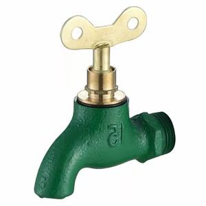 Grifo de hierro fundido verde Morning Dew, conector de agua para jardín exterior con rosca de 4 puntos, duradero, compatible con mangueras a granel - Product Image 5