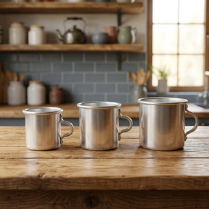 Taza de Aluminio ANAX con Asa, Ecológica y Moderna, para Café, Té, Oficina y Uso Diario - Product Image 3