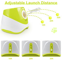 Lanceur automatique de balles pour chien Boxi Pet, rechargeable par USB, 3 réglages de distance, lanceur de balles de tennis, jeu interactif en plein air