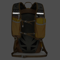 Sac à dos de randonnée et d'escalade unisexe léger 18L en nylon imperméable avec logo personnalisé pour les sports et voyages en plein air