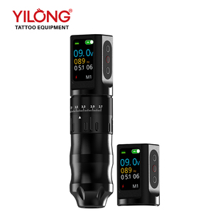 เครื่องสักลายไร้สาย Yilong ปรับระดับได้ แบตเตอรี่ 1200mAh 2.4-4.2 มม. สำหรับมืออาชีพ พร้อมสาย RCA - Product Image 3