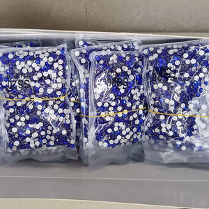 批发散装1440件无修补水晶水钻平背高品质玻璃石 - Product Image 3