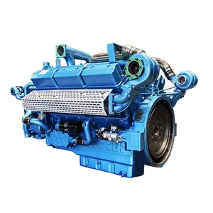 Shanghai SYG266TAD68 680KW 1500rpm 6 cilindros gerador pequeno motor diesel para Genset