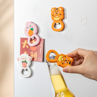 Outils de bar, gadgets de cuisine, produits promotionnels en acier inoxydable, cadeaux, logo personnalisé, aimant de réfrigérateur en silicone, bouteille magnétique