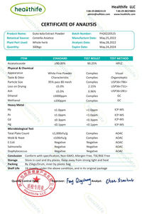 FocusHerb Gotu Kola ekstresi 10%-80% toplam triterpenes /Asiaticoside + Madecassoside - Product Image 2