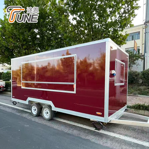 Vente spéciale : Remorque <span class=keywords><strong>alimentaire</strong></span> mobile entièrement équipée, chariot de nourriture de rue pour café et barbecue à prix réduit - Product Image 2