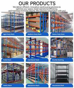 Sistema de Estanterías Ajustables para Paletas, Estanterías de Almacenamiento de Acero Resistente para Almacenes, Estanterías Industriales - Product Image 5