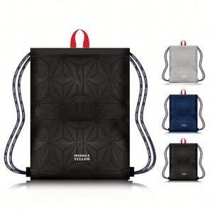 Wholesale Lightweight Personalized Dot Pattern Soft Silicone Drawstring Pouch Oxford Polyester 290D <b>String</b> <b>Bag</b> Fitness Travel - Product Image 1