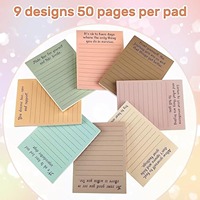 Promotion : Blocs-notes autocollants inspirants et positifs pour la planification quotidienne