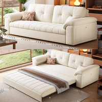 Canapé-lit moderne en forme de L extensible avec rangement, mobilier écologique pour la chambre à coucher, le salon, les petits appartements et les hôtels