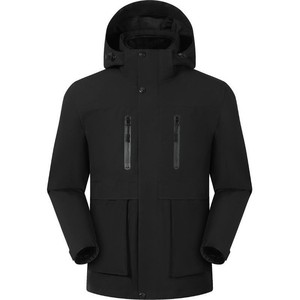 <b>Ski</b> <b>Jacket</b> With Hood Removable Liner Windproof Unisex Outdoor Wear - Product Image 4