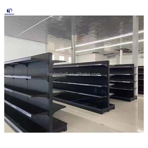 Thiết bị giá kệ Gondola Kim Loại hiển thị cửa hàng tạp hóa Kệ sử dụng mua sắm siêu thị kệ giá - Product Image 2