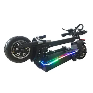 Neumático todoterreno de 10 pulgadas, Scooter Eléctrico de 1200w y 48v con tablero acrílico colorido opcional