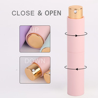 Flacon pulvérisateur de voyage personnalisé, flacon de parfum rechargeable avec bouchon à vis, atomiseur de parfum miniature, flacon pulvérisateur pour huile essentielle
