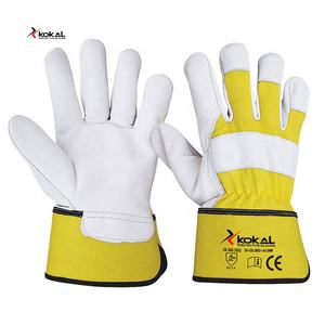 Gants de travail en cuir pour hommes, anti-coupure et antidérapants, confortables, protection des mains, KOKAL SAFETY - Product Image 3