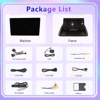 Kit dudukan bingkai 9 inci 2 Din, harnes kabel Panel Stereo, adaptor kabel daya Canbus untuk 2011-2018 Lexus CT200 bingkai pemutar mobil