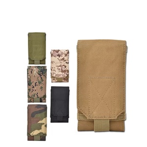 Pochette tactique pour téléphone en tissu Oxford imperméable, compatible MOLLE, sac banane pour la <span class=keywords><strong>chasse</strong></span>, la randonnée, accessoire EDC, cadre vertical - Product Image 2
