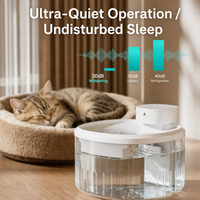 Fontaine à eau intelligente pour animaux de compagnie de grande capacité 3,5 L, bol à circulation automatique sans fil avec capteur de mouvement