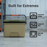 Nouveauté : Glacière isotherme en plastique réutilisable de 16 L pour le camping