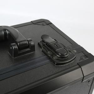 Estuche rígido de aluminio Maletín negro Caja de herramientas a prueba de golpes Estuche de transporte con espuma para instrumento mecánico de prueba - Product Image 6