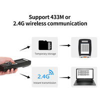 Terminal de colectores de datos móviles, escáner de código de barras Android resistente, asistente digital personal de mano PDA