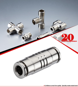 MPUC Series Brass Quick Fitting Air <strong>Hose</strong> Pipe Fittings Push in Straight Union Pneumatic Air <strong>Hose</strong> Coupling - Product Image 2