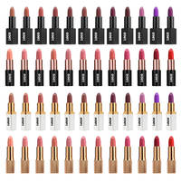 Vente en gros de rouge à lèvres en velours solide, fournisseur de rouge à lèvres personnalisé avec étiquette privée, rouge à lèvres mat crémeux vegan longue tenue, haute pigmentation, imperméable