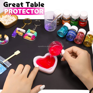 Resin Silicone <b>Table</b> Mat Multipurpose Countertop <b>Protector</b> Kitchen Heat-resistant Mat Quality Silicone <b>Table</b> Mat - Product Image 3