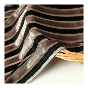 Hai Giai Điệu Đôi Màu Stretchy Warp <span class=keywords><strong>Knit</strong></span> Sọc Vải Nhung Cho Quần - Product Image 2