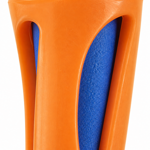 Juguete Masticable de Goma Flexible <span class=keywords><strong>para</strong></span> <span class=keywords><strong>Perros</strong></span>, Mordedor en Forma de Reloj de Arena, Resistente y Suave <span class=keywords><strong>para</strong></span> las Encías, 2 Tamaños, Naranja y Azul - Product Image 4