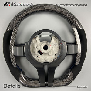 Volante de fibra de carbono personalizado para BMW Serie F F10 F30 F15 F16 F22 F26 X3 X5 M2 M3 M4 M5 M6 2010-2018, mejora del interior. - Product Image 5