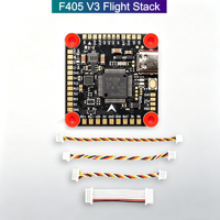 Module de vol LANRC F405 V3 avec contrôleur de vol F405 et ESC 4-en-1 3-6S Lipo pour drone quadricoptère FPV de course et freestyle de 5-7 pouces