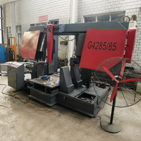 Machine à scier à ruban métallique à coupe angulaire de 45 degrés, capacité de coupe de 280 mm pour le travail industriel des métaux