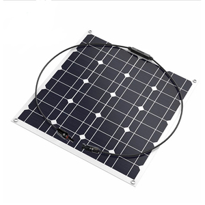Panel Solar Monocristalino Plegable de Alta Eficiencia, 12v 50w, Semiflexible y Pequeño - Product Image 1
