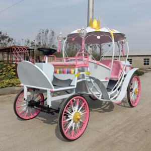 Location de calèche royale de luxe pour mariage, calèche à chevaux électrique pour 4 à 6 personnes - Product Image 4