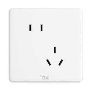 MFW Delixi 10A隠し壁パネルスイッチソケット家庭用86タイプ5穴電源電子部品AF205N-CS CN;JIN - Product Image 5