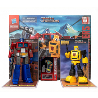YOLOPARK Transformers G1 Optimus Prime y Bumblebee Set, Kit de Modelo de 16-20cm, Figura de Acción Coleccionable para Ensamblar, Juguete de Colección para Fans y Niños