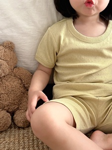 Set di Pigiami Estivi in Cotone Traspirante a Maniche Corte per Bambine e Ragazze, Abbigliamento da Casa Leggero - Product Image 6