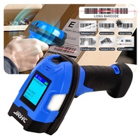 Escáner de Código de Barras Inalámbrico JR 762WL, Resistente y Portátil con Detección Automática y Escaneo Continuo para Gestión de Inventario de Almacén