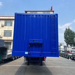 Semi-remorque fourgon sec Chitu 53 pieds de long, plaque d'acier blindée pour l'Amérique du Nord, charge utile maximale 70 000 kg, 3 essieux, capacité 60 tonnes, excellente qualité - Product Image 4