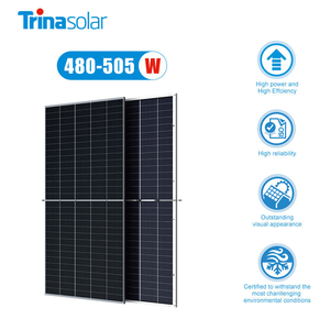 Trina 480-505W Sistema de paneles solares industriales 500W 505W Paneles solares baratos Paneles solares de China - Product Image 3