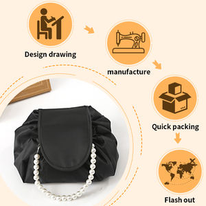 便携式懒人化妆包旅行洗漱用品收纳袋拉绳嘴防尘大容量收纳袋 - Product Image 6