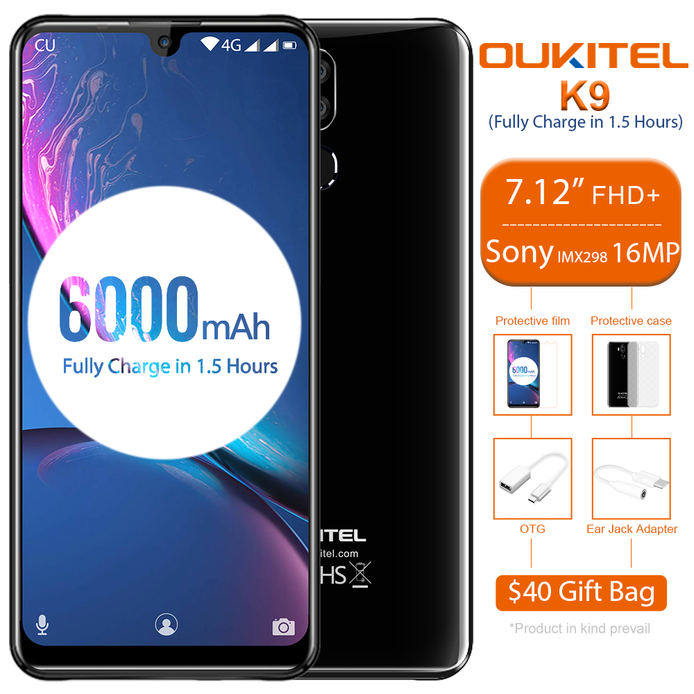 OUKITEL K9 Waterdrop 7.12 