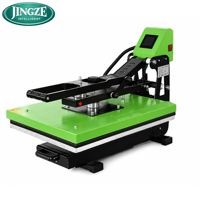 Presse à chaleur magnétique semi-automatique avec base coulissante, écran tactile LCD pour transfert par sublimation sur t-shirts