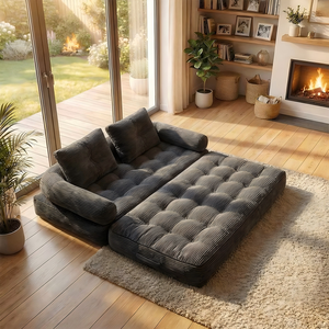 Canapé-lit pliant moderne, emballage compact en carton, idéal pour salon et réception - Vente en gros depuis Foshan - Product Image 3