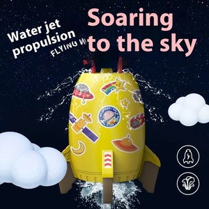 2025 nuevo verano al aire libre rociador de agua cohete espacial rociador juguete niños pequeños eyección cohete rociador chorro de agua cohete - Product Image 4