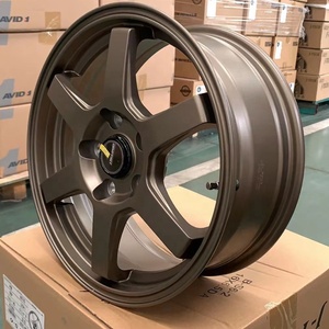 Flrocky Wheel สำหรับปี <span class=keywords><strong>TE37</strong></span>สไตล์13 14 <span class=keywords><strong>15</strong></span> 16 17นิ้ว<span class=keywords><strong>4X100</strong></span> 5X114.3 5X100ล้อรถโดยสาร - Product Image 3
