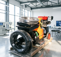 Machine de pulvérisation de mortier horizontale de précision 60 m avec atomisation fine pour le plâtrage décoratif