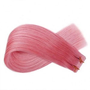 Extensiones de Cabello Humano Virgen Brasileño Liso de Color Claro al por Mayor, Cutícula Alineada, Cabello Remy con Cinta Adhesiva, Trama Única, Sin Químicos - Product Image 2